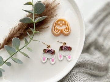 Easter Bunny Head Shape Collection Polymer Clay  Cutters
